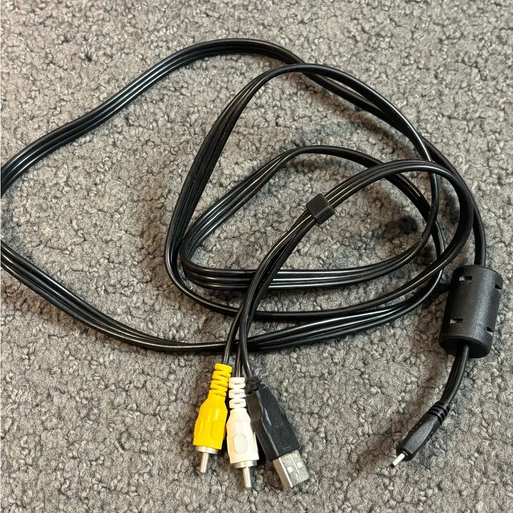AV USB to RCA Audio Video Mini B USB Adapter Cable TV Digital Camera